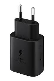شارژر سامسونگ فست شارژ 25 وات مدل EP-TA800 (مشکی و سفید)  